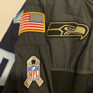 Seattle Seahawks salute to service hoodie